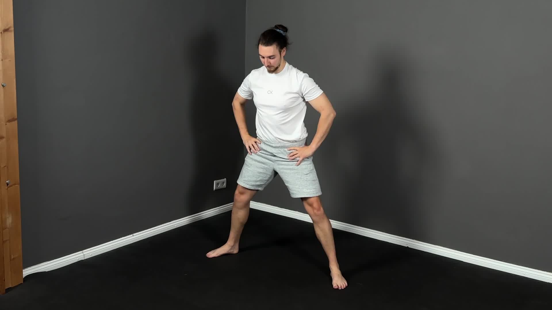 Progressions de Squat Cosaque
