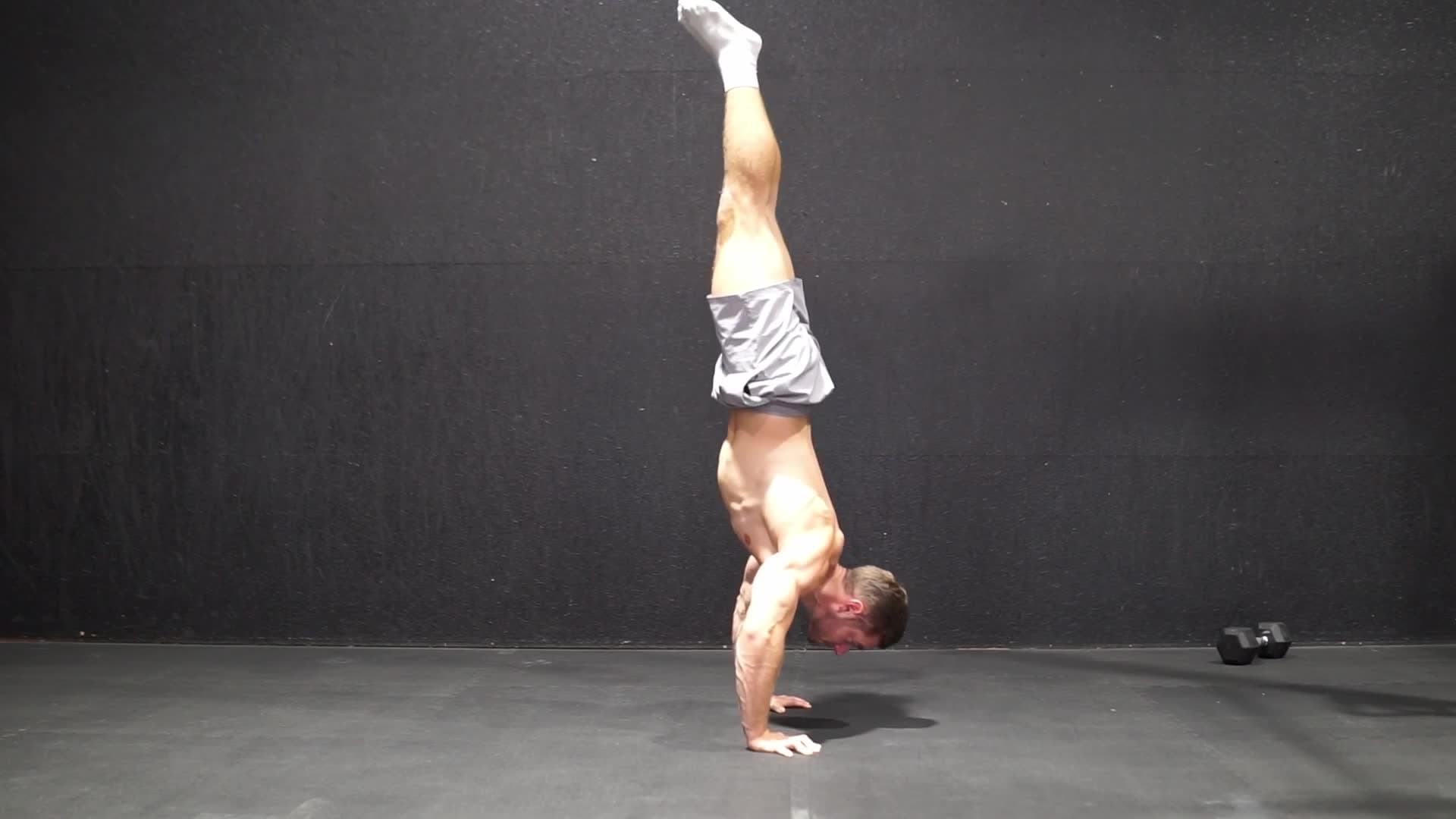 Partial ROM Handstand Push Up Progressions